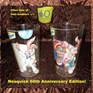 2 Nesquick 60th Anniv. Tumblers (2008)